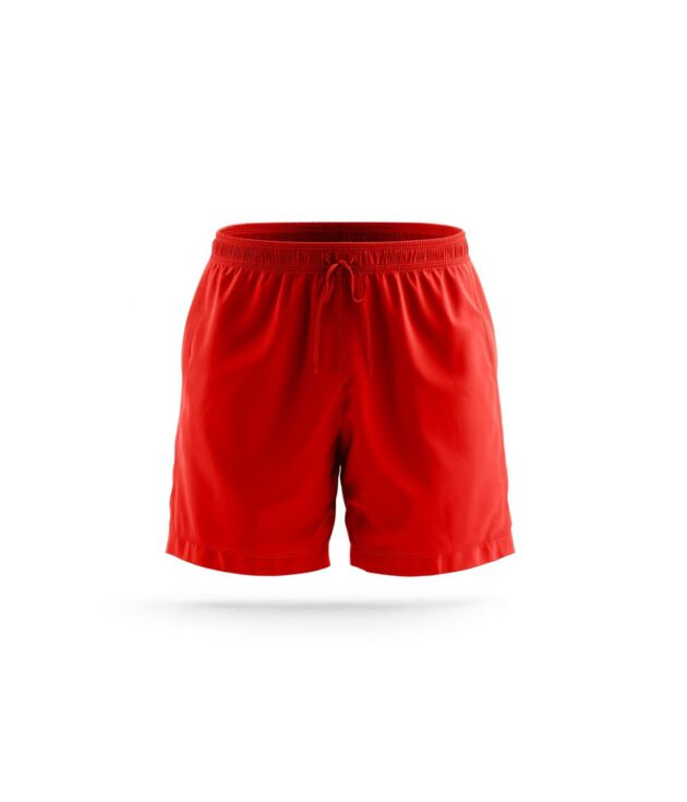 Vivid red athletic shorts